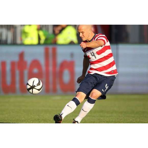 Bradley United States USA US USMNT PLAYER ISSUE Home 2012 Waldo Soccer Jersey M - Picture 9 of 9